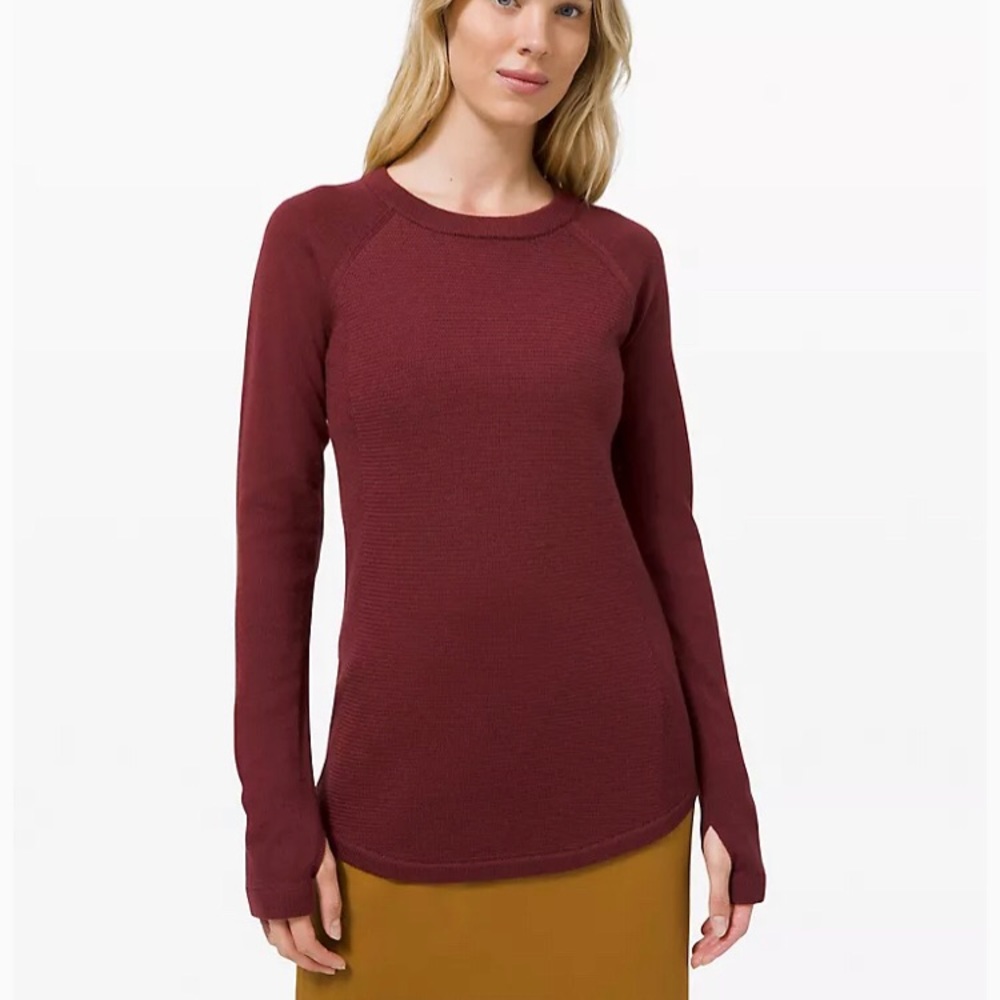 NWT Lululemon Athletica Sit in Lotus Sweater